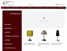Tablet Screenshot of jotailuminacao.com.br